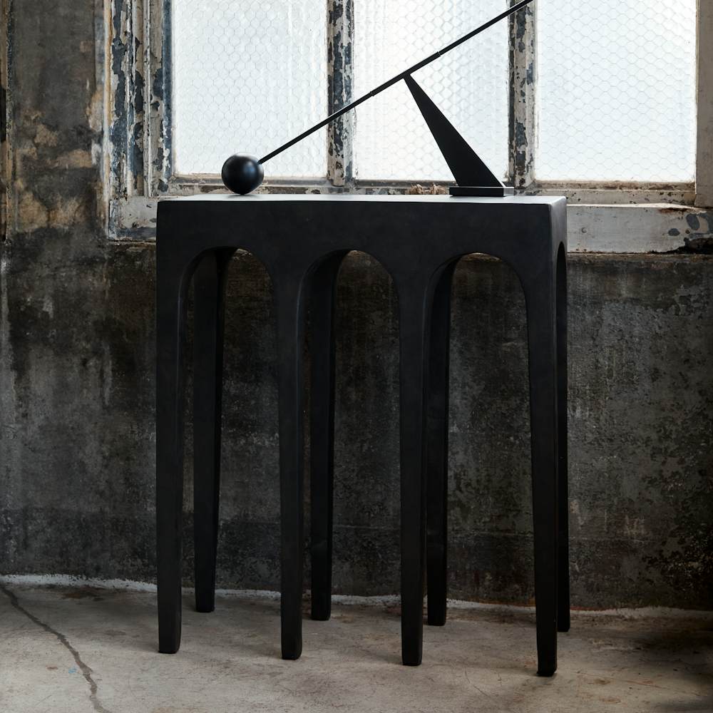 Bow Console and Interconnect Candleholder